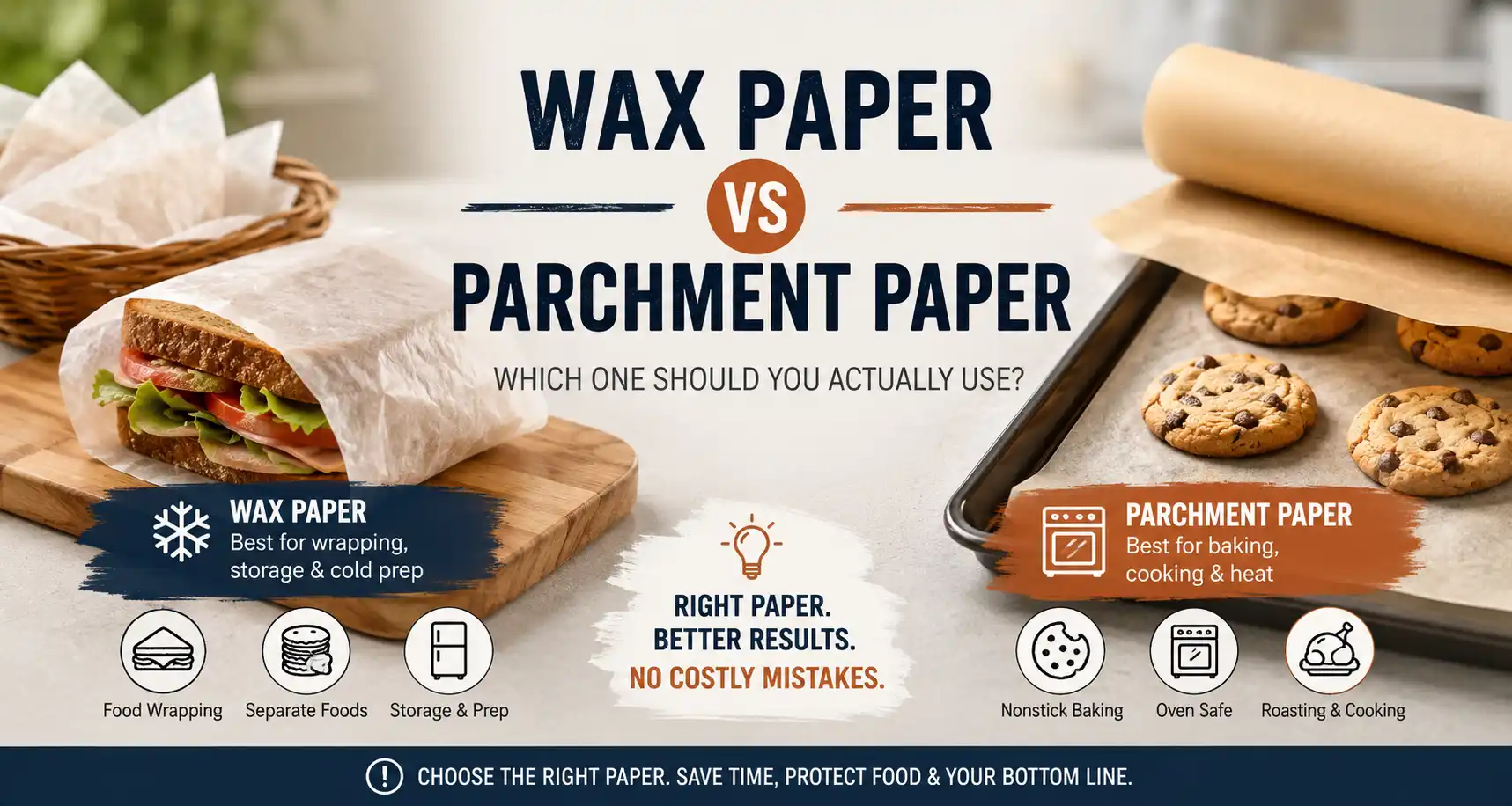 Wax Paper vs Parchment Paper