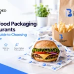 Custom Food Packaging for Restaurants with branded paper wrapping options